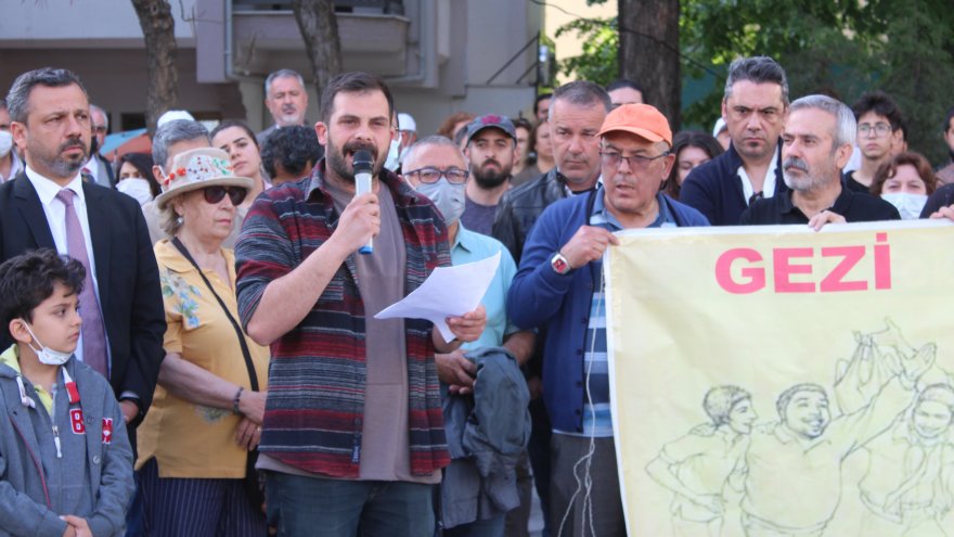 MENTEŞE'DE GEZİ DAVASI PROTESTOSU