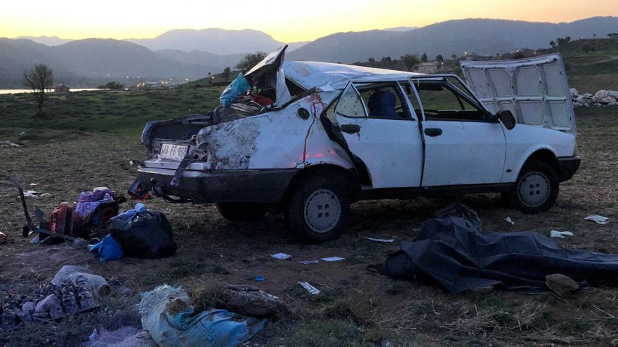 SEYDİKEMER’DE KAZA :1 ÖLÜ 5  YARALI