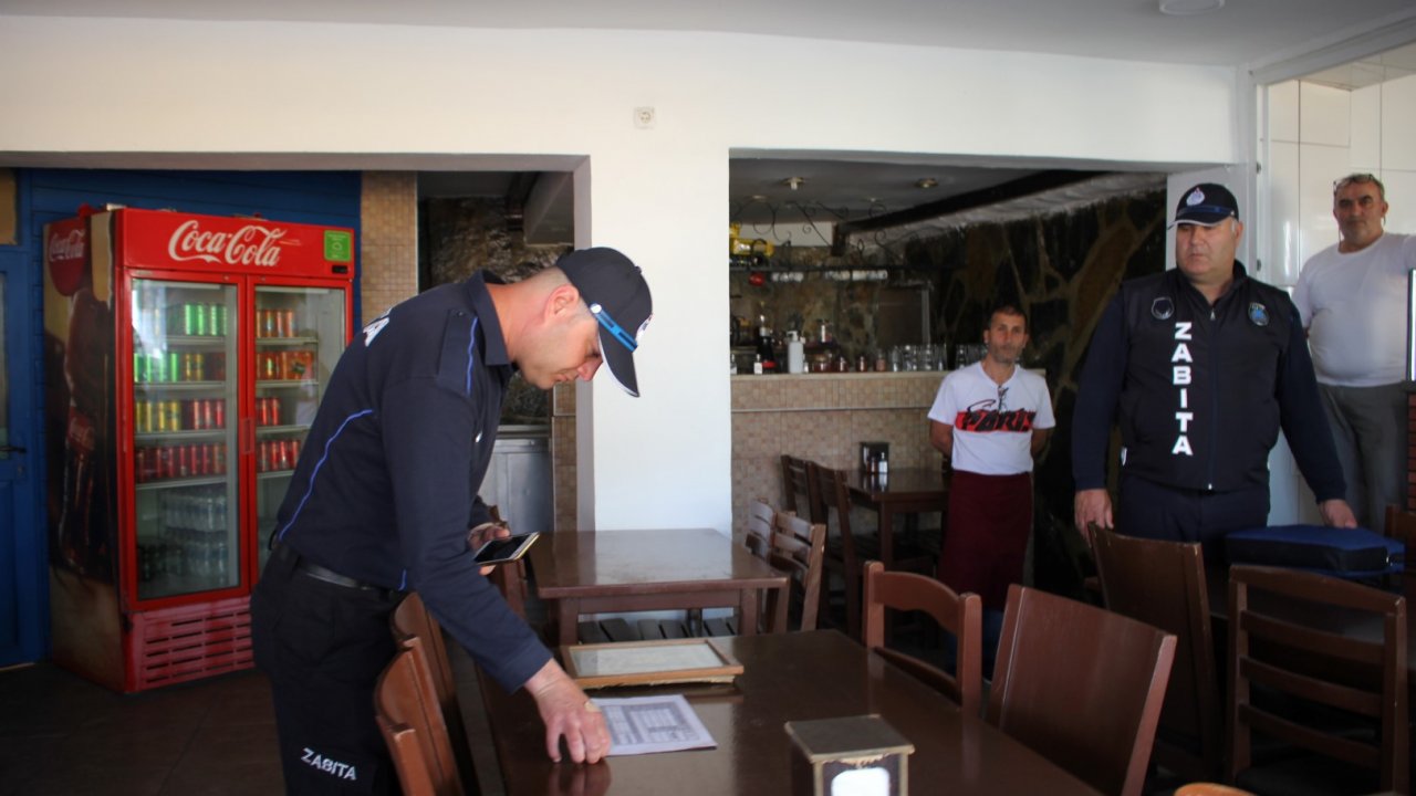 TURİZM SEZONU VE BAYRAM ÖNCESİ ZABITA EKİPLERİNCE DENETİM YAPILDI