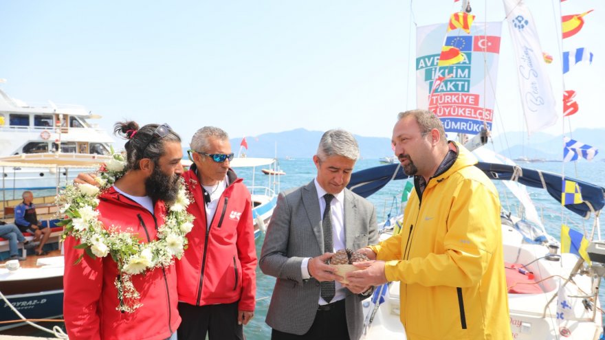 DENİZCİLER MARMARİS'E ULAŞTI