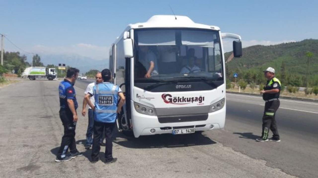 Toplu taşıma araçlarına denetim