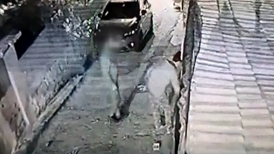 HIRSIZLIK ANI GÜVENLİK KAMERASINA YANSIDI