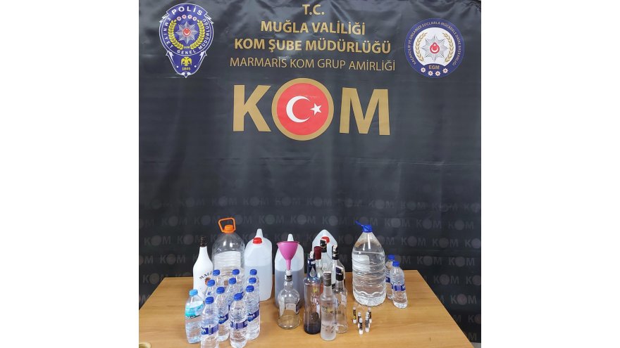 SAHTE İÇKİ OPERASYONUNDA 1 ŞÜPHELİ YAKALANDI