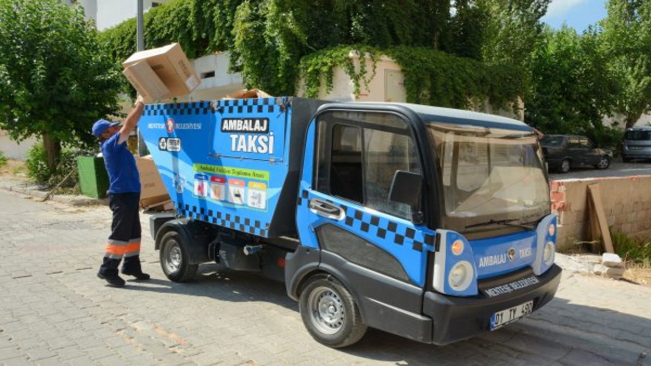 Atıklar Ambalaj Taksiyle Toplanıyor