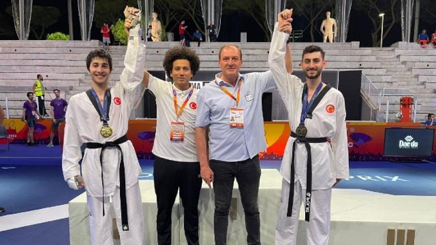 MİLLİ TEKVANDOCU HAKAN REÇBER'DEN ALTIN MADALYA