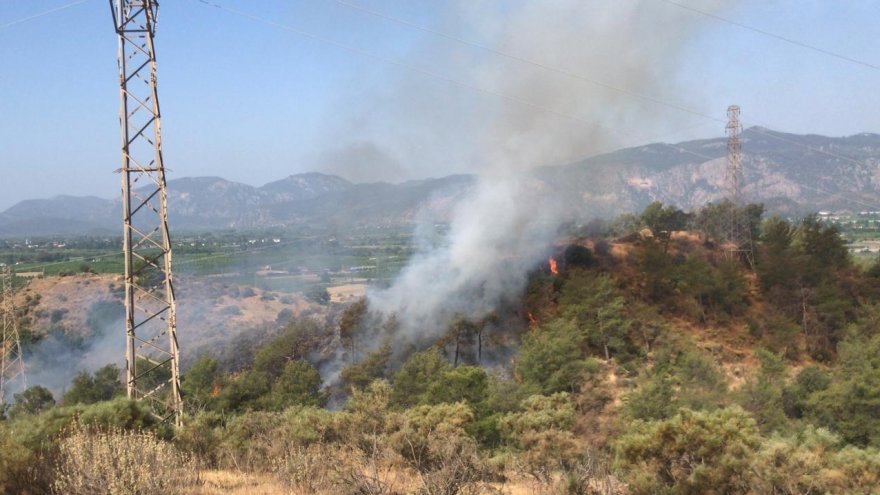 YILDIRIM DÜŞMESİ SONUCU 5 GÜNDE 17 ORMAN YANGINI ÇIKTI