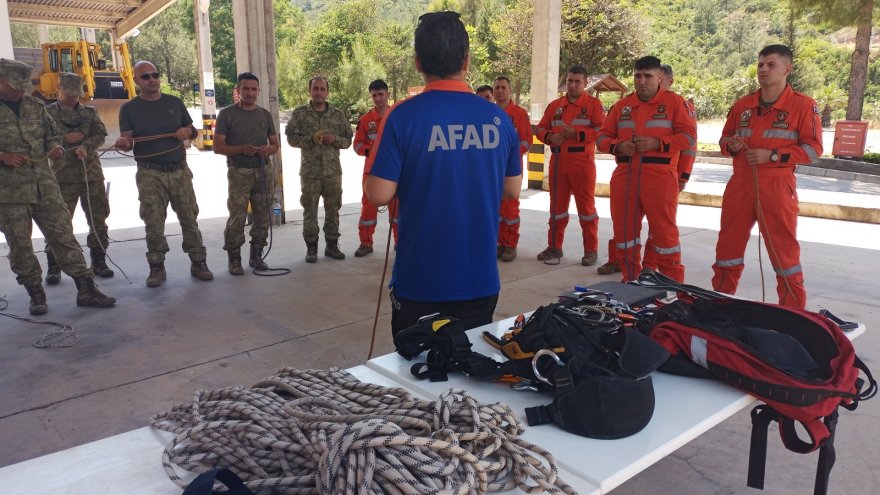 MUĞLA EĞİTİM VE TATBİKATLARLA AFETLERE HAZIRLANIYOR