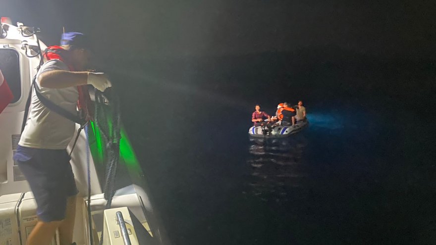 5 DÜZENSİZ GÖÇMEN KURTARILDI