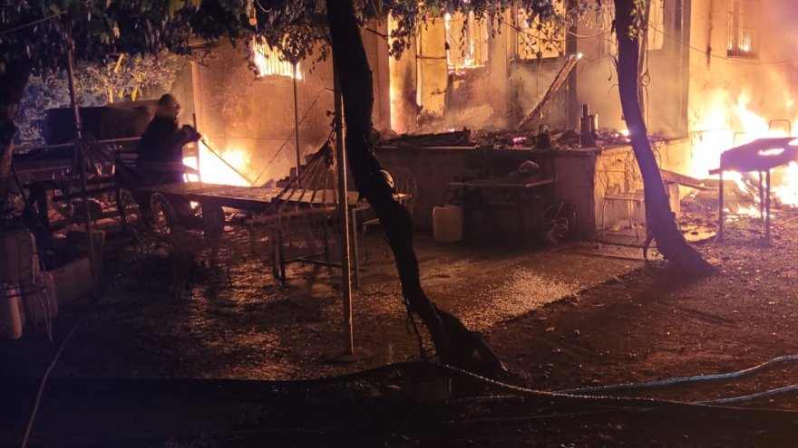 ENGELLİ VATANDAŞ YANGINDA HAYATINI KAYBETTİ