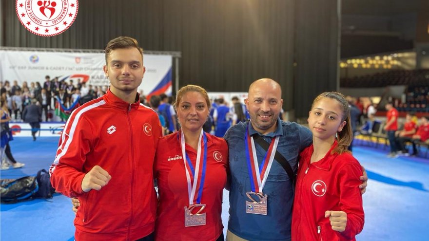 MUĞLALI MİLLİ SPORCU KAYACAN VE AYDEMİR’DEN AVRUPA 3’ÜNCÜLÜĞÜ 