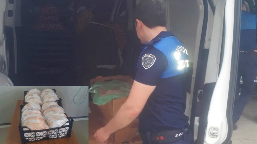 BÜYÜKŞEHİR ZABITASI SAĞLIKSIZ ETLİ EKMEK (PİDE) VE TAVUK ETİ ELE GEÇİRDİ