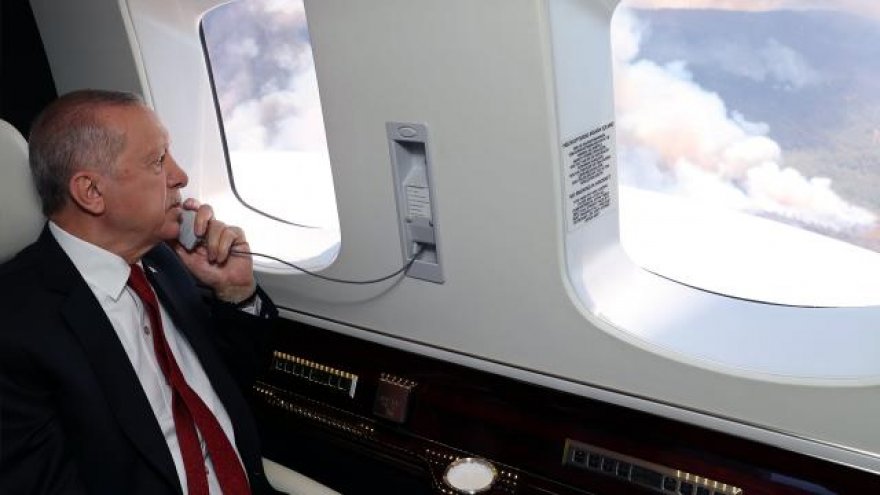 Cumhurbaşkanı Recep Tayyip Erdoğan Marmaris'te