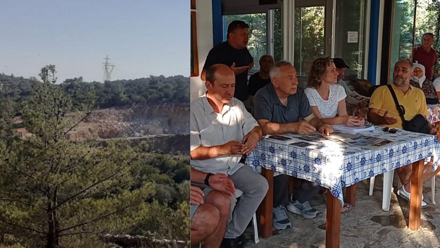 BODRUM’DA TAŞ OCAĞININ KAPASİTE ARTIŞINA TEPKİ 
