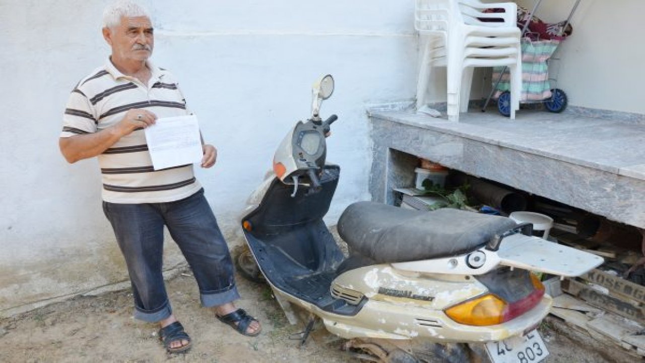 Ceza makbuzunu görünce şok oldu