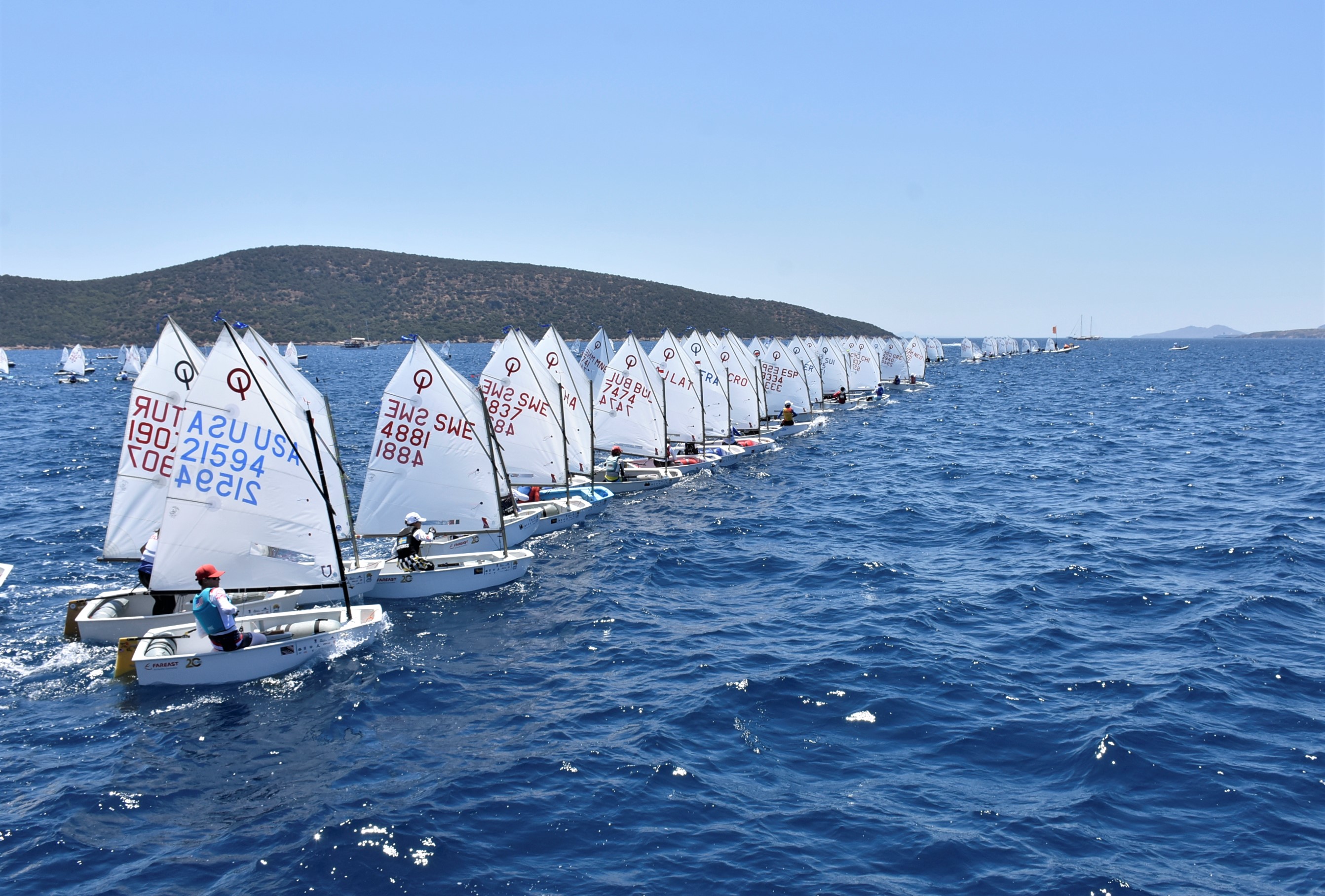 2022 ARKAS DÜNYA OPTİMİST ŞAMPİYONASI BAŞLADI