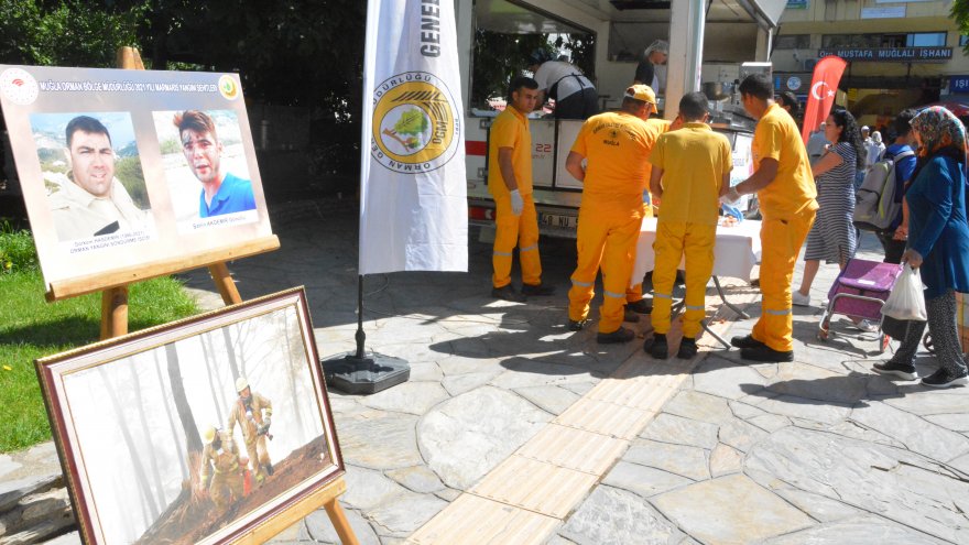 ŞEHİT OLAN ORMAN İŞÇİLERİ İÇİN LOKMA HAYRI YAPILDI