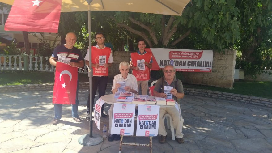 VATAN PARTİSİ’NDEN NATO’DAN ÇIKALIM KAMPANYASI