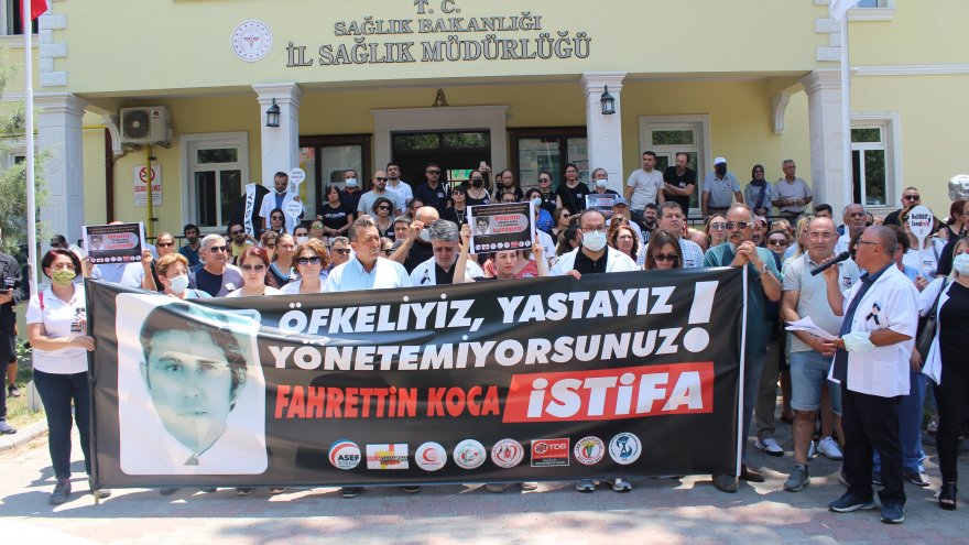 DR. KARAKAYA’NIN KATLEDİLMESİ MUĞLA’DA PROTESTO EDİLDİ