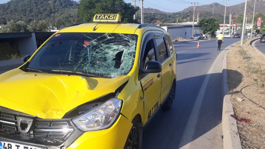 TİCARİ TAKSİNİN ÇARPTIĞI ÇOCUK AĞIR YARALANDI