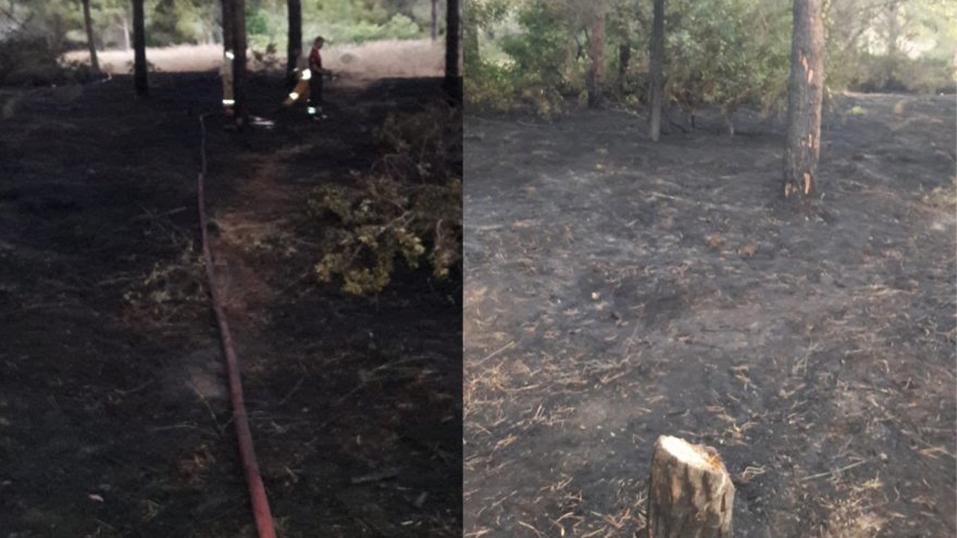 SİGARA İZMARİTİ YANGINA NEDEN OLDU