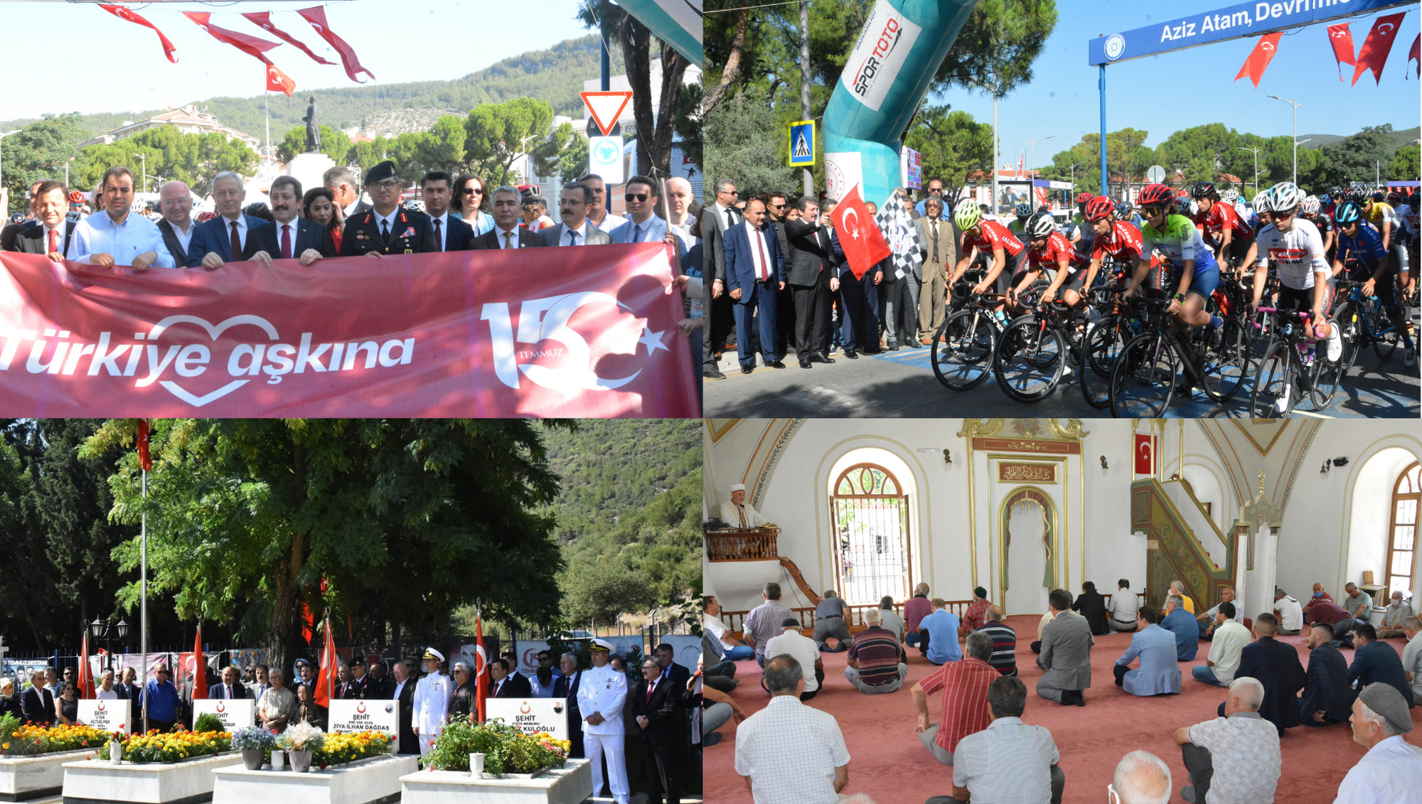 MUĞLA’DA 15 TEMMUZ ANMA PROGRAMLARI DÜZENLENDİ