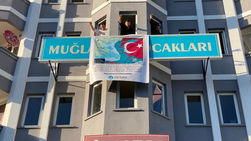 “ÜLKÜ OCAKLARI HARİTASI” MUĞLA ÜLKÜ OCAKLARI İL BİNASINA ASILDI