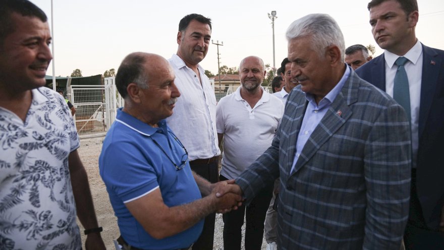 BİNALİ YILDIRIM MİLAS’A GELDİ