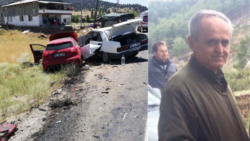 İKİ OTOMOBİLİN ÇARPIŞTIĞI KAZADA 1 KİŞİ ÖLDÜ, 2 KİŞİ YARALANDI