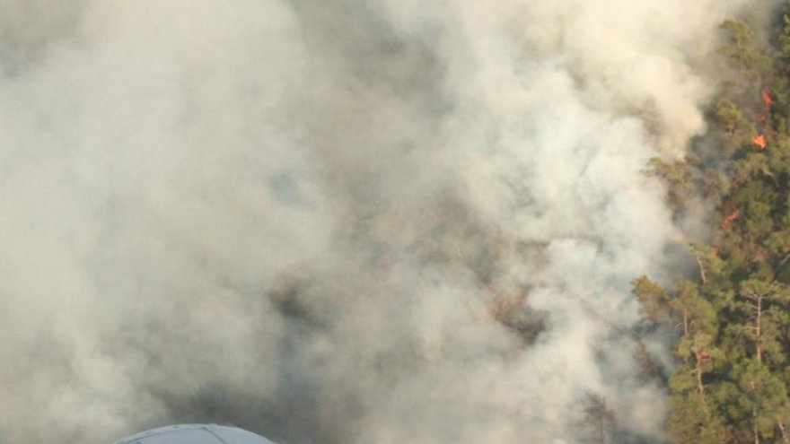 MARMARİS'TE ORMAN YANGINI BAŞLADI