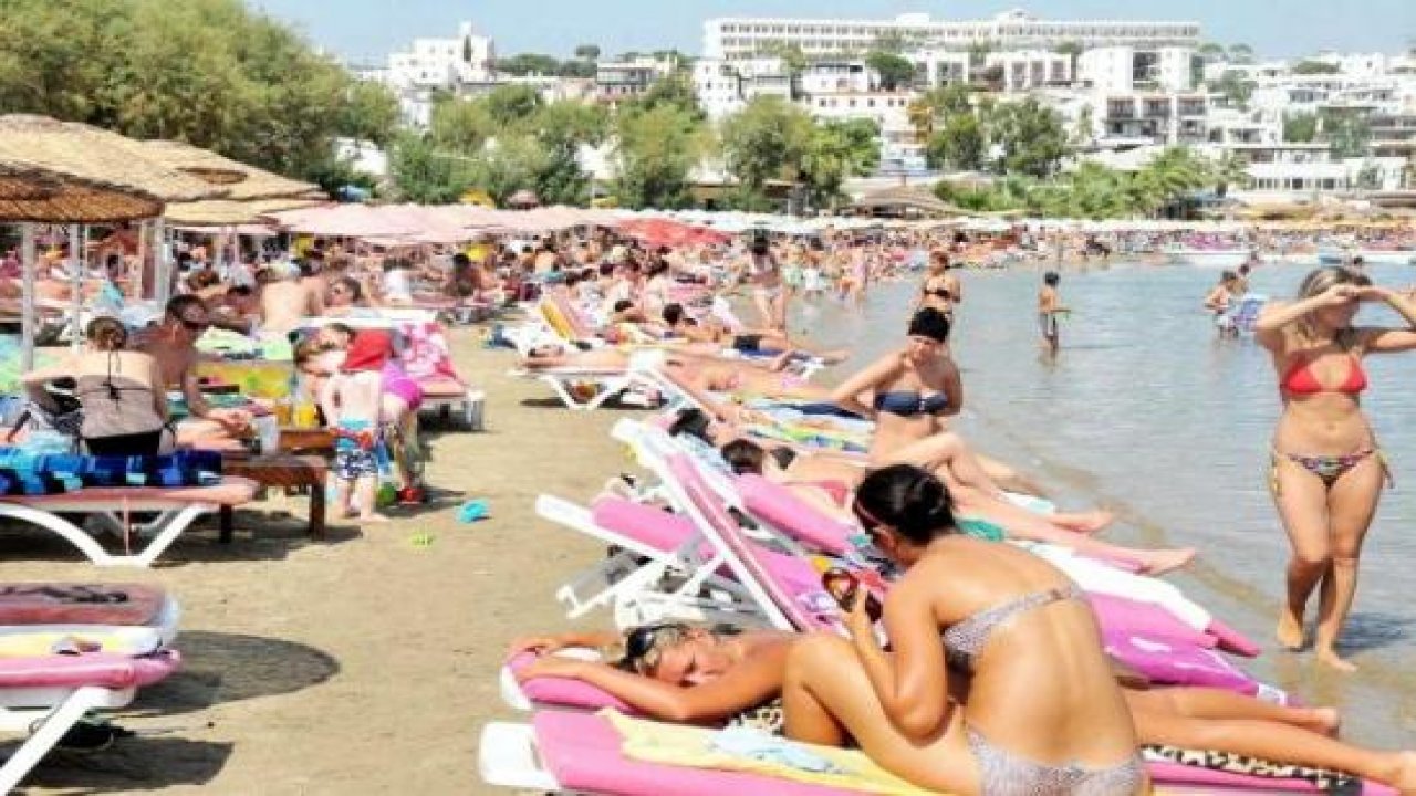 Bodrum sahilleri doldu