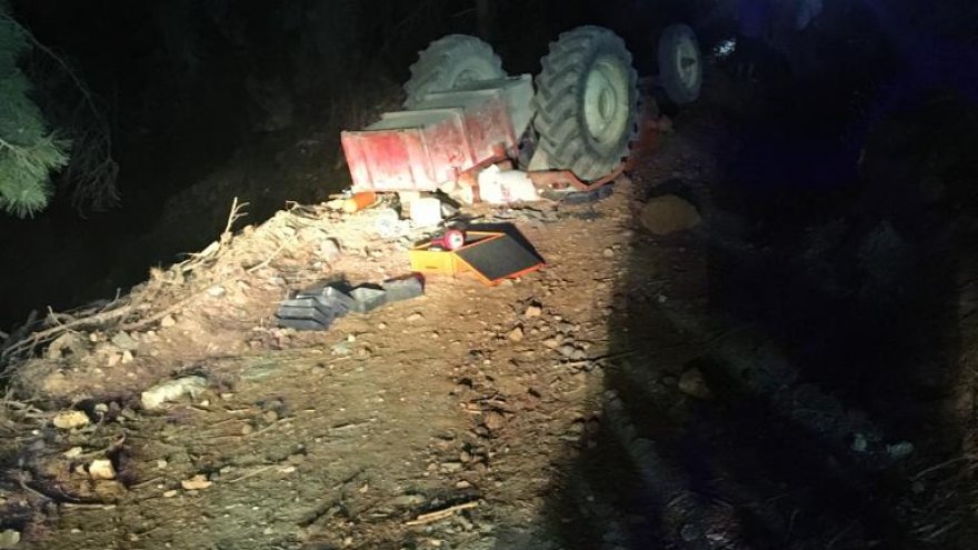 BAYIR’DA TRAKTÖR KAZASI: 1 ÖLÜ