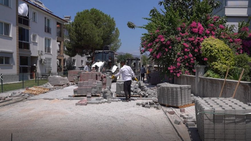 KİLİT PARKE ÇALIŞMALARINDA SONA GELİNDİ