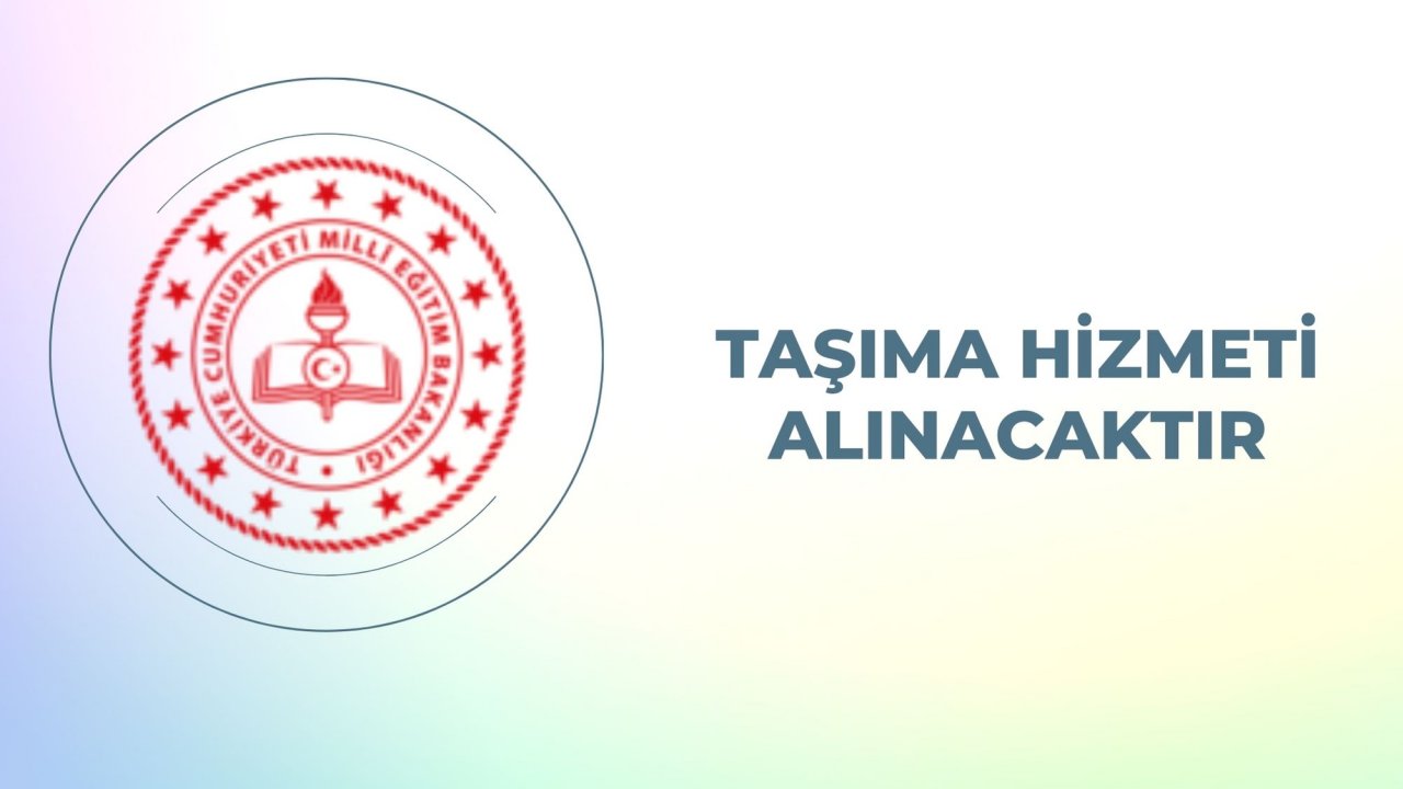 Taşıma hizmeti alınacaktır