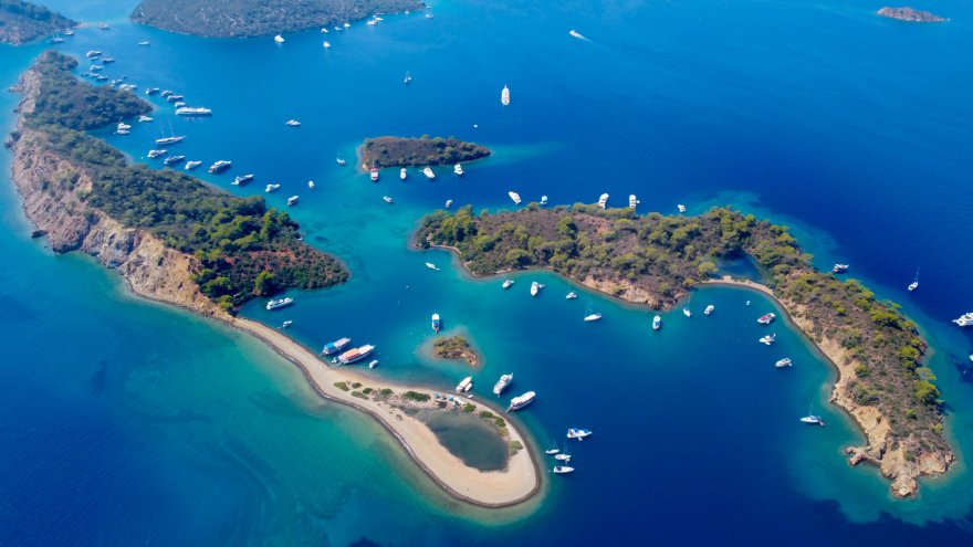 Mavi turun adresi Göcek, yabancı turistlerle hareketlendi