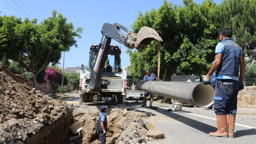 BODRUM ALTYAPI YATIRIMINDA ÇALIŞMALAR HIZ KESMİYOR