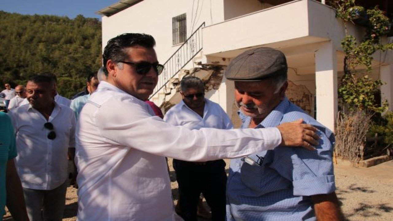 Kocadon depremzedeleri ziyaret etti