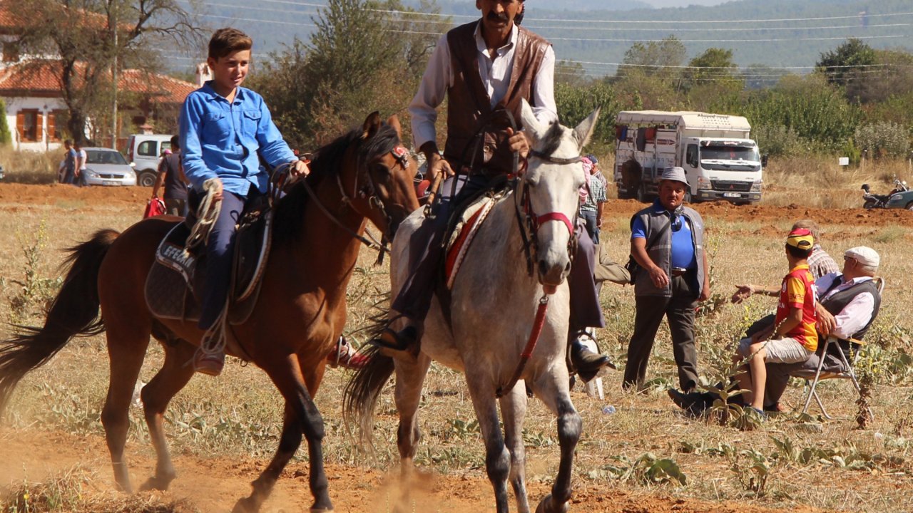Menteşe'de Rahvan At Yarışı