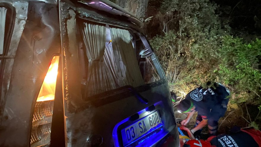 MİLAS’TA KAZA: 20 METRE YÜKSEKLİKTEN AŞAĞIYA DÜŞTÜ