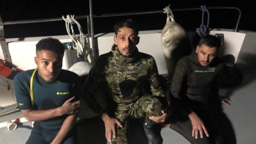 6 DÜZENSİZ GÖÇMEN KURTARILDI