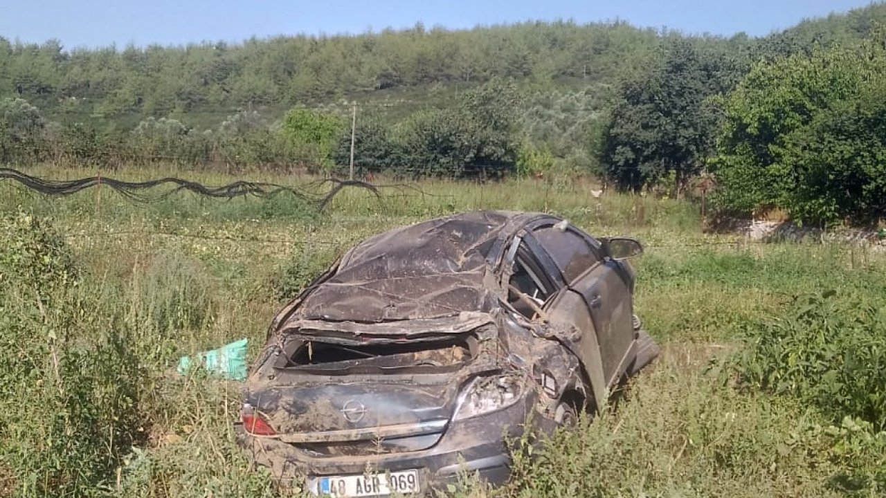 Muğla'da devrilen otomobilin sürücüsü öldü