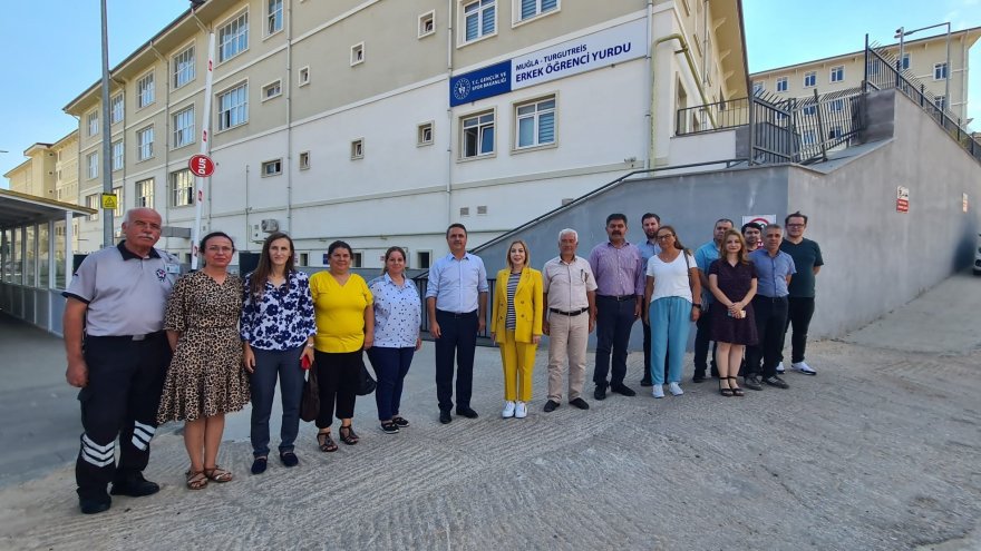 Milletvekili Gökcan Turgutreis Öğrenci Yurdu’nda incelemelerde bulundu