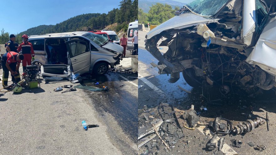 MENTEŞE'DE KORKUNÇ KAZA: 2 ÖLÜ, 2 YARALI