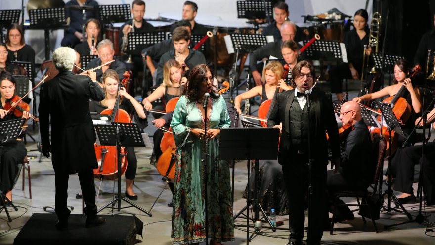 Alman Devlet Opera Oda Orkestrası Bodrum'da konser verdi