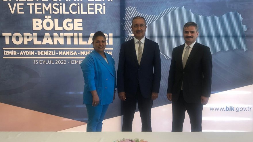 Basın İlan Kurumu Genel Müdürü Cavit Erkılınç, İzmir'de gazete temsilcileriyle buluştu