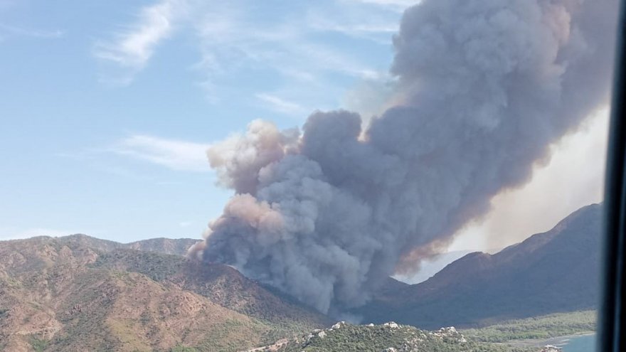 MARMARİS'TE ORMAN YANGINI