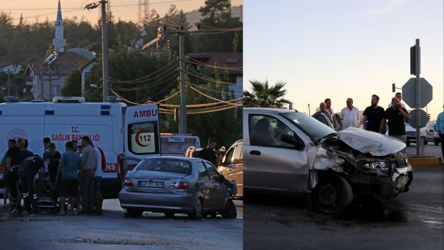 Otomobil ile hafif ticari aracın çarpıştığı kazada 6 kişi yaralandı