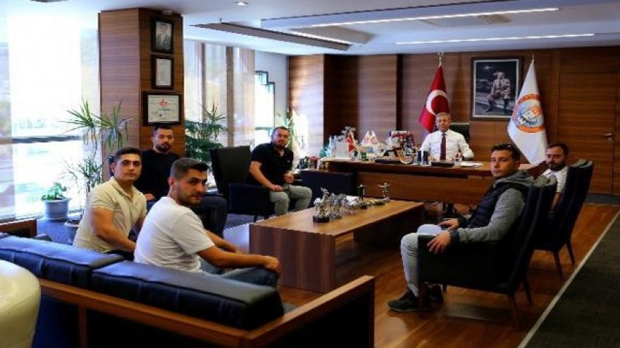 ORTAKÖYSPOR’DAN MUTSO BAŞKANI ERCAN’A ZİYARET