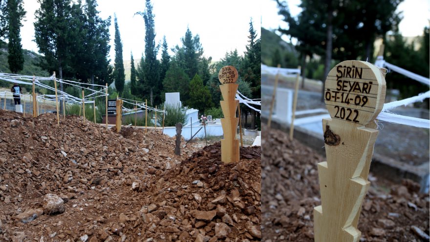 6 düzensiz göçmenin cenazesi defnedildi