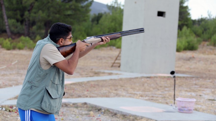 Muğla'da trap atışları yapıldı