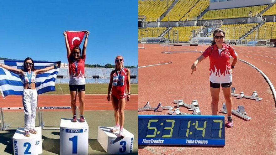 MUĞLALI İREZ ATLETİZMDE REKOR KIRDI